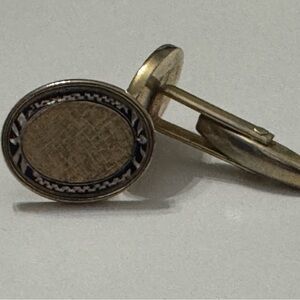 Elegant Gold and Black Cufflinks